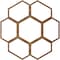 Ekena Millwork Florin Wood Fretwork Pierced Ceiling Medallion, Walnut, 32"OD x 13 5/8"ID x 1/4"T CMWP32X32X0250FOWA - alternate 3